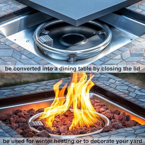 Cozy ​Nights Ahead: Our Review of the 28-Inch Slate Fire Pit