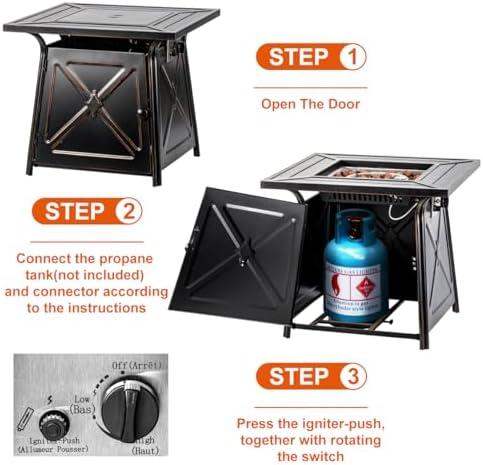 Cozy Nights Await: Our Review of the 28” Propane Fire ‍Pit