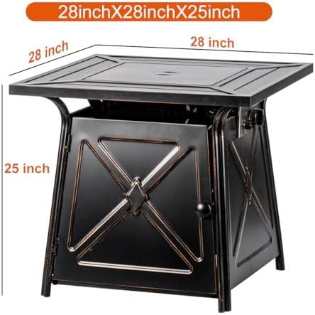 Cozy‌ Nights Await: Our⁤ Review ‍of the 28” Propane Fire Pit